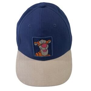 Disney Winnie the Pooh Tigger Baseball Cap Denim Tan Blue Adjustable